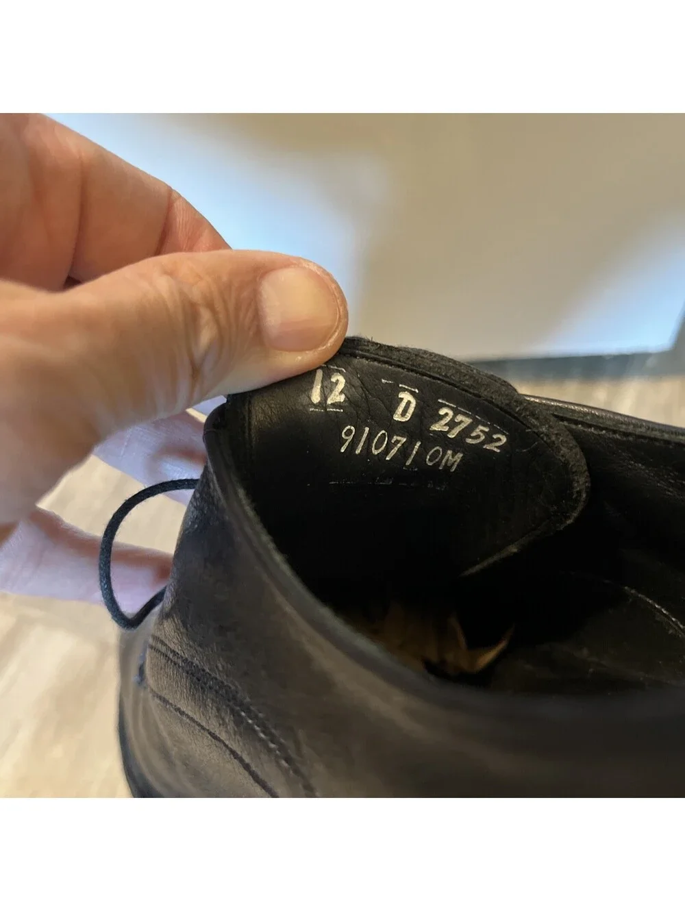 ALLEN EDMONDS CYRUS MENS BLACK DRESS OXFORD SHOES SIZE 12D VGC